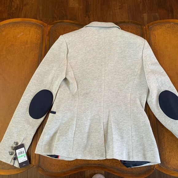 Tommy Hilfiger Button Knit Jacket w/ Elbow Patches - Picture 7 of 8